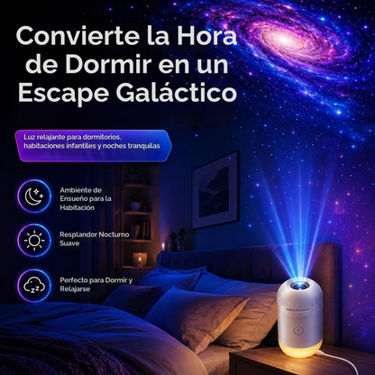 Proyector de Luz Nocturna con Diseño Estrellado