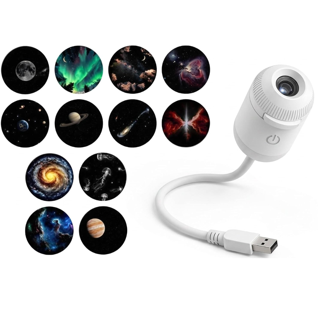 Proyector de Luz Nocturna con Diseño Estrellado