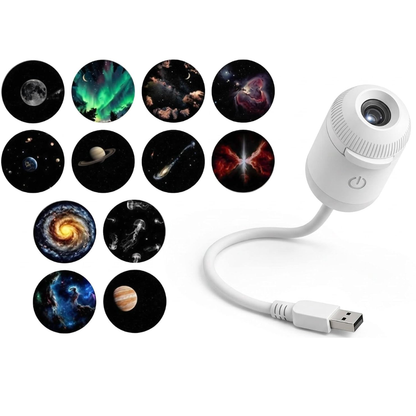 Proyector de Luz Nocturna con Diseño Estrellado